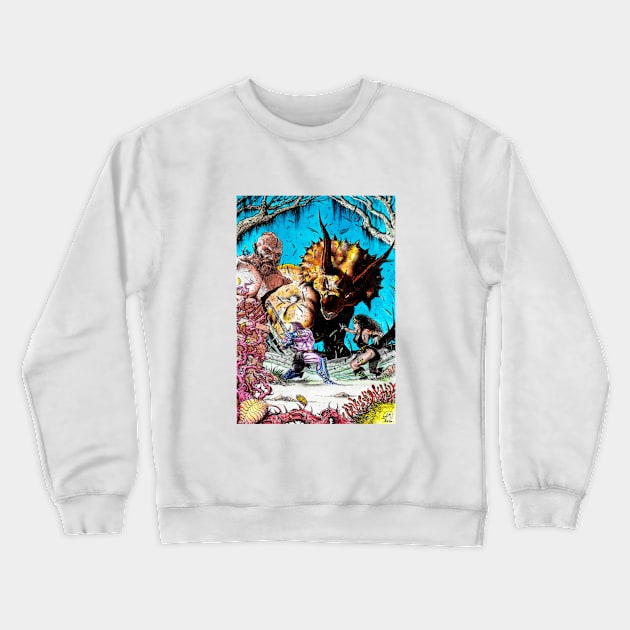 Attack in the jungle Crewneck Sweatshirt by Rampageo Industries 